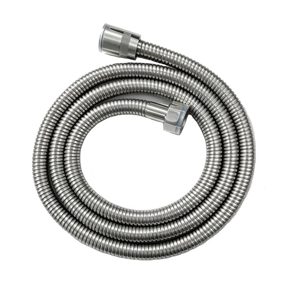 Aquaperla 1500mm Stainless Steel Shower Hose - Brushed Nickel