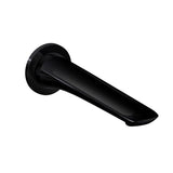 Aquaperla Bellino Wall Bath/Spout - High Gloss Black