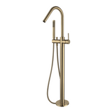 Modern National Star Freestanding Bath Mixer With Hand Shower Brushed Bronze