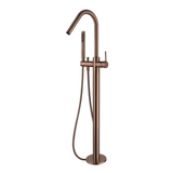 Modern National Star Freestanding Bath Mixer With Hand Shower Champagne