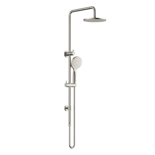 Modern National Star Project Shower Column Set Brushed Nickel