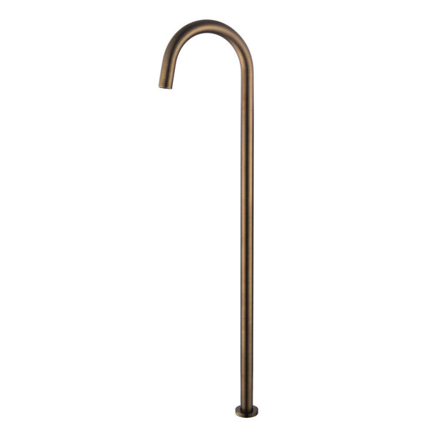 Modern National Star Freestanding Bath Spout Antique Brass