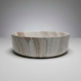 Aquaperla 400x400x130mm Above Counter Basin - Gloss Stone Marble
