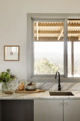 Meir Lavello Kitchen Sink - Single Bowl 380 x 440 - PVD - Gunmetal Black