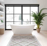 Aquaperla DISNEY Series 1700*700*700mm Freestanding Ultra-slim Acrylic Bathtub - Gloss White