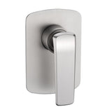 Aquaperla Esperia Square Wall Mixer - Brushed Nickel