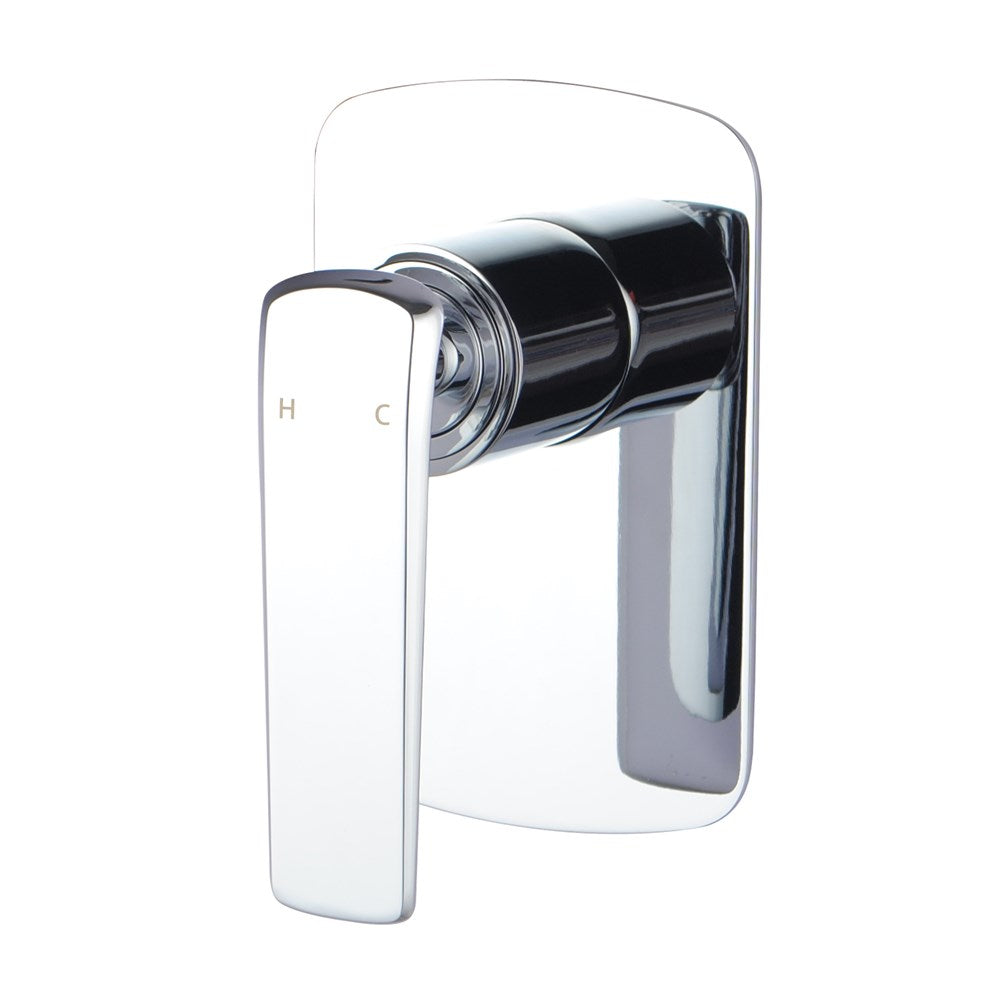 Aquaperla Esperia Square Wall Mixer - Chrome