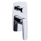 Aquaperla Bellino Wall Mixer With Diverter - Chrome