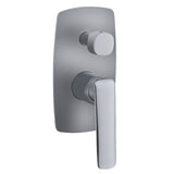 Aquaperla Bellino Wall Mixer With Diverter - Brushed Nickel