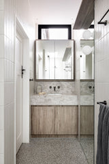 Meir Round Single Towel Rail 900mm - Shadow Gunmetal