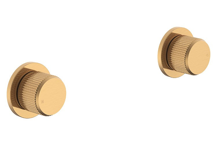 ADP Soul Groove Wall Top Assembly (pr) - Brushed Brass