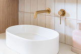 ADP Soul Groove Wall Mixer - Brushed Brass