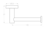 ADP Soul Toilet Roll Holder Chrome