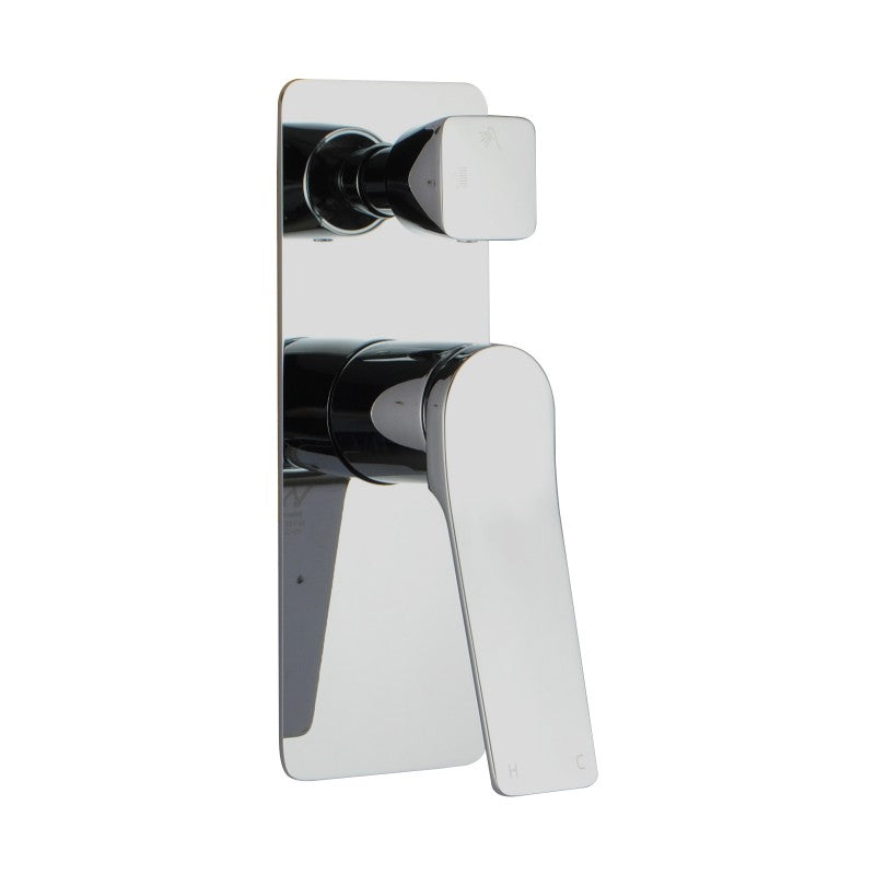 Aquaperla Rushy Wall Mixer With Diverter - Chrome