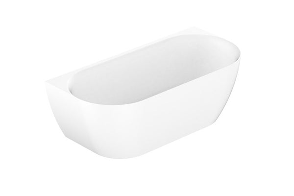 ADP Glacier Back-To-Wall Bath 1700mm Gloss White