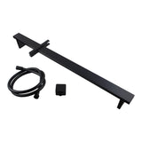 Aquaperla Shower Rail - Black - OX2149.SH.N