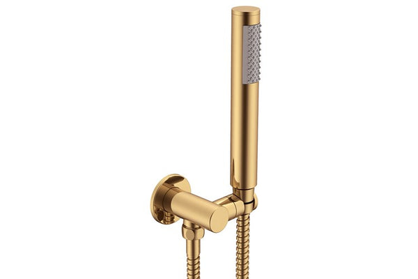 ADP Soul Slimline Hand Shower On Hook Brushed Brass