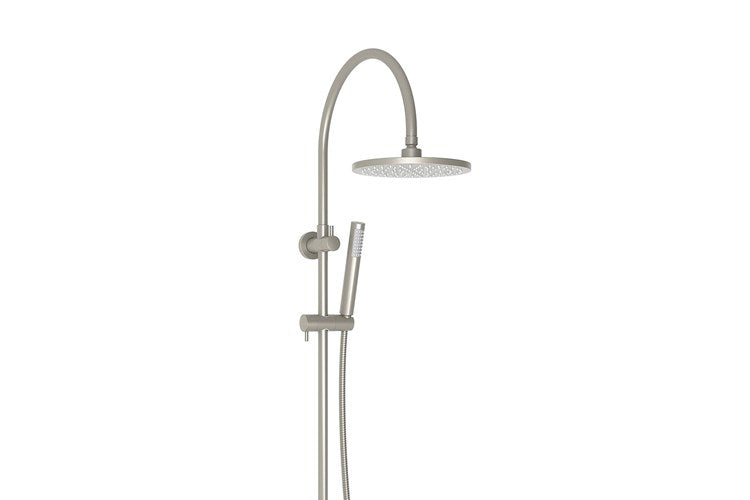 ADP Soul Slimline Gooseneck Shower Set Brushed Nickel