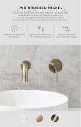 Meir Round Pinless Piccola Pull Out Kitchen Mixer Tap - PVD Brushed Nickel