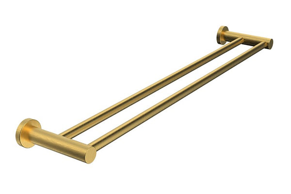ADP Soul Double Towel Rail 600mm Brushed Brass