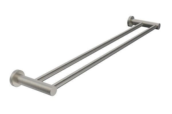 ADP Soul Double Towel Rail 600mm Brushed Nickel