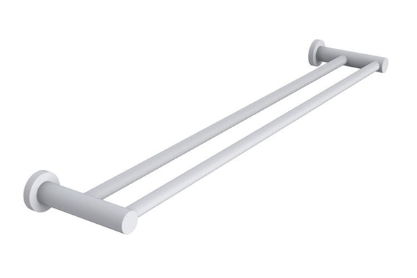 ADP Soul Double Towel Rail 600mm Matte White