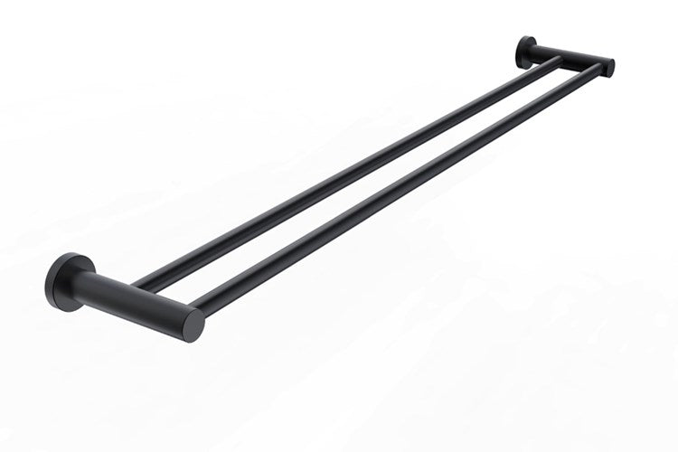 ADP Soul Double Towel Rail 900mm Matte Black