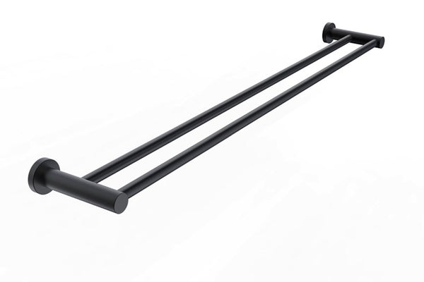 ADP Soul Double Towel Rail 900mm Matte Black