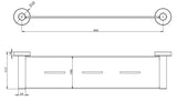ADP Soul Shower Shelf Chrome