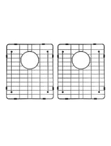 Meir Lavello Protection Grid for MKSP-D760440 (2pcs) - PVD Gunmetal Black