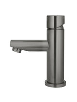 Meir Round Pinless Basin Mixer - Shadow Gunmetal