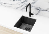 Meir Lavello Kitchen Sink - Single Bowl 380 x 440 - PVD - Gunmetal Black