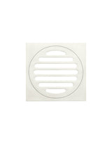 Meir Square Floor Grate Shower Drain 100mm Outlet - PVD Brushed Nickel