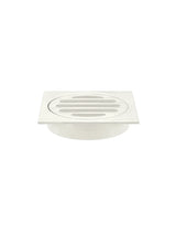 Meir Square Floor Grate Shower Drain 80mm Outlet - PVD Brushed Nickel