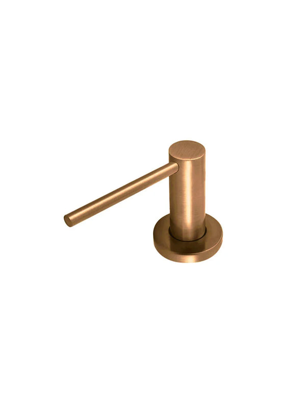 Meir Round Soap Dispenser - PVD Lustre Bronze