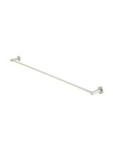 Meir Round Single Towel Rail 900mm - PVD Brushed Nickel