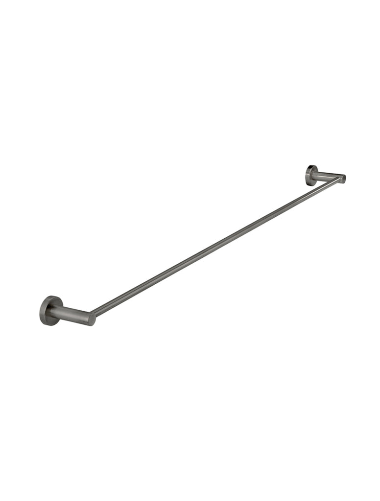 Meir Round Single Towel Rail 900mm - Shadow Gunmetal