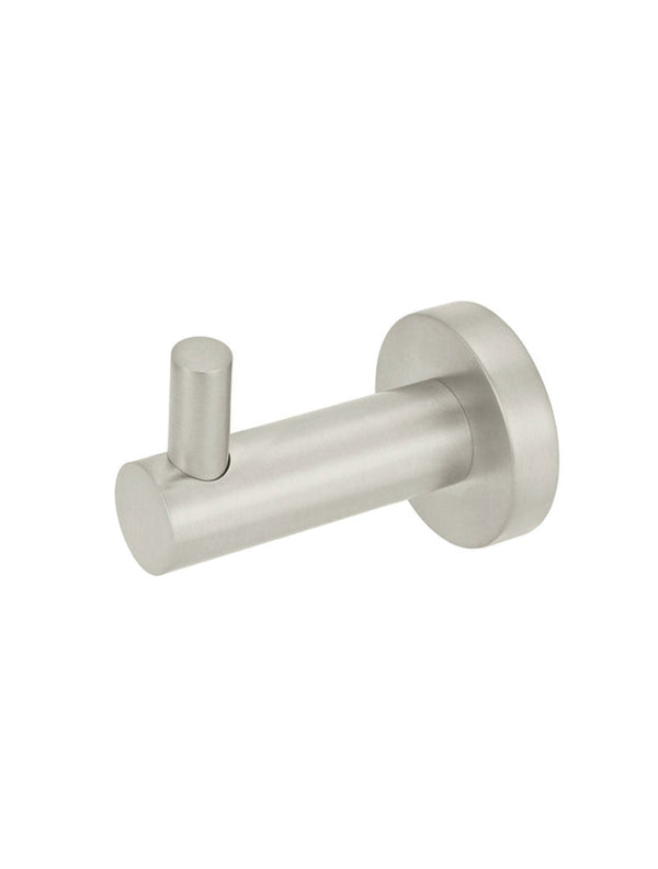 Meir Round Robe Hook - PVD Brushed Nickel
