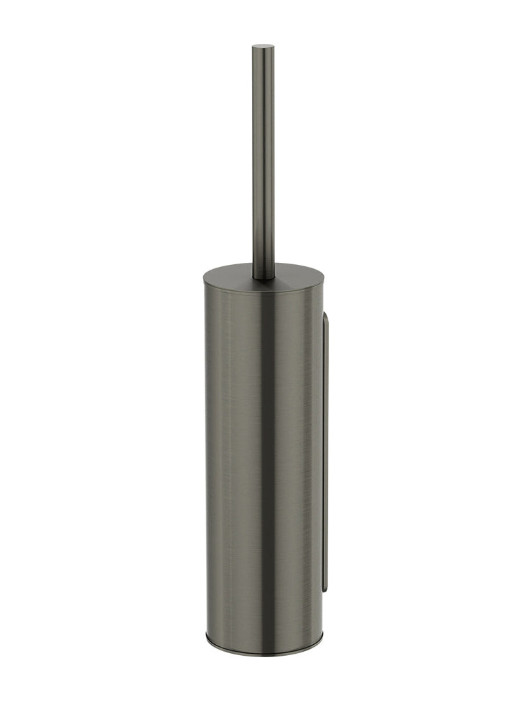 Meir Round Toilet Brush & Holder - Shadow Gunmetal