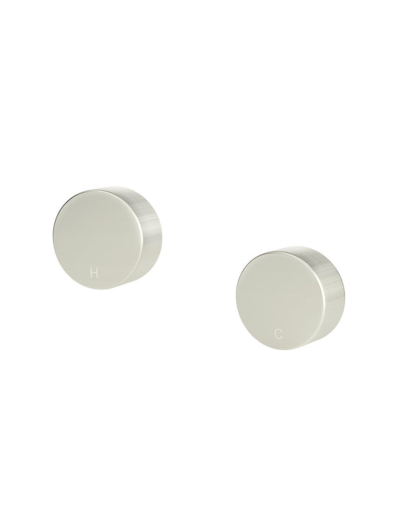 Meir Circular Wall Taps - PVD Brushed Nickel