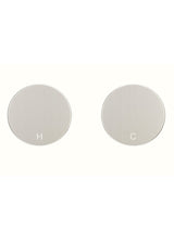 Meir Circular Wall Taps - PVD Brushed Nickel