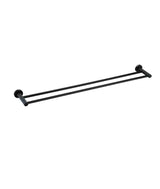Meir Round Double Towel Rail 600mm - Matte Black