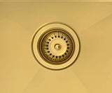 Meir Lavello Kitchen Sink - Single Bowl 450 x 450 - PVD Tiger Bronze