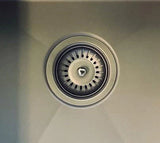 Meir Lavello Kitchen Sink - Double Bowl 860 x 440 - PVD Brushed Nickel